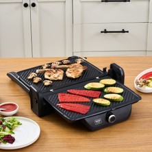 Karaca Gastro Classic Izgara ve Tost Makinesi Matte Black 6 Dilim Kapasiteli