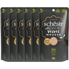 Schesir After Dark Velvet Mousse Tavuklu Pouch Kedi Maması 80GR 6lı