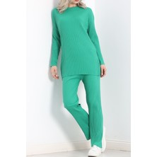 Uzun Kol Fitilli Takım Yeşil - 10147.1567.