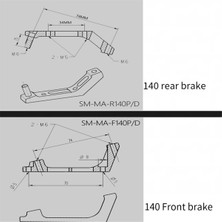 Fiona 160MM Rotorlu Yol Disk Freni Fm - Pm Için Düz Montajdan Sonraya Montaj Kaliper Adaptörüne (Yurt Dışından)