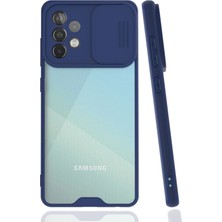 Newface Samsung Galaxy A52 Kılıf Platin Kamera Koruma Silikon - Lacivert 13