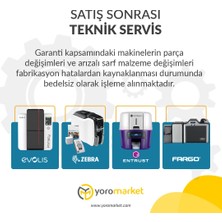 Evolis Primacy2 400 Renkli Baskı Yarım Panel Ribon(R5H204M100)