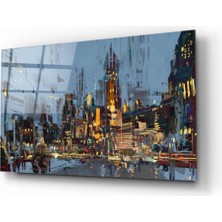 Mozaik Şehir Cam Tablo