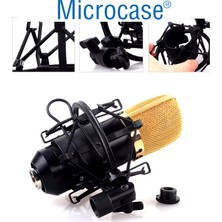 Microcase Yayın Stüdyo İçin Mikrofon Tutucu Plastik Shock Mount - AL4725