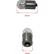 Bosch 12V R5W 5W 67 BA15S Büyük Geri Vites ve Park Ampulü 10 Adet