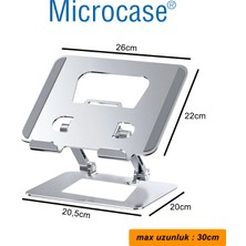 Microcase Metal Laptop Tablet Stand Yükseltici Ergonomik Tasarım Laptop Standı - AL4720