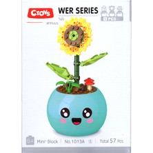 Ctoys Flower Serıes Mini Block Helianthus Annuus