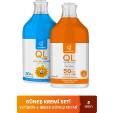 Quality Life Bebek ve Yetişkin Güneş Kremi Seti 50+ Faktör Leke Karşıtı 110 ml