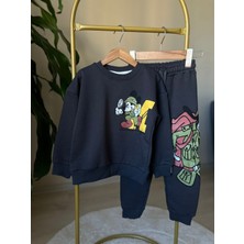 Antrasit Gri Mickey ve Arkadaşları Eşofman Takımı