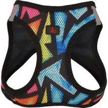 A40 Graffıtı Air Mesh Köpek Göğüs Tasması Large