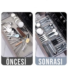 Fithome 11 Li Kaşıklık ve Çekmece Içi Düzenleyici Modüler Organizer Set