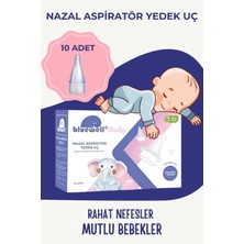 Bluewell Otribebe Brunobaby Weebaby Uyumlu Nazal Aspiratör Yedek Uç Burun Aspiratörü Ucu Yumuşak Uçlu 10'lu