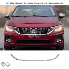 Ebal Oto Fiat Egea Krom Ön Alt Panjur Çıtası Hb - Sd 2015 - 2019 Paslanmaz Çelik