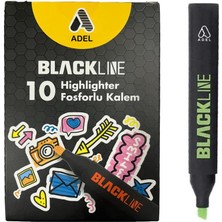 Adel Bl Fosforlu Kalem Sarı 10'lu 2201000128000