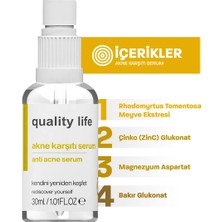 Quality Life Ql  Akne Karşıtı Sebum Dengeleyici Serum