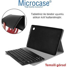 Microcase Samsung Galaxy Tab S10 Plus SM-X820 12.4 Inch Tablet Uyumlu Bluetooth Klavyeli Standlı Kılıf - Bkk4