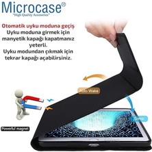 Microcase Samsung Galaxy Tab S10 Plus SM-X820 12.4 Inch Tablet Uyumlu Bluetooth Klavyeli Standlı Kılıf - Bkk4