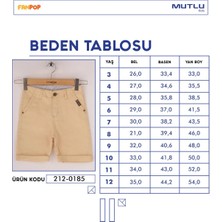 Mutlu Kids Cep Detaylı Erkek Çocuk Kapri Şort