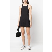 Calvin Klein Calvin Kleinlogo-Bel Bantlı A Kesim Mini Elbise Calvin Klein