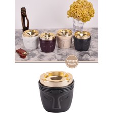 King Kokusuz Gold Küllük, Kokusuz Dumansız Yuvarlak Küllük Antrasit