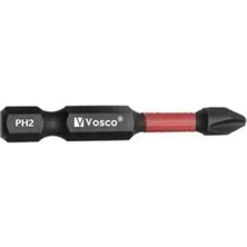 Vosco Impact Bits Uç Matkap Ucu Tornavida Ucu Vidalama Ucu Impact Ph2-50 mm  - 1 Adet