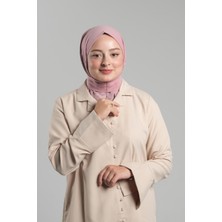 Gül Kurusu Pratik Hazır Geçmeli Tesettür Eşarp Sandy Arkadan Çıtçıtlı Piliseli Hijab 2406_18