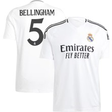 Yenteks Bellingham 5 Numara Real. Madrid. Yetişkin Forması Beyaz