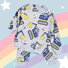 Kepçeli Erkek Çocuk Pijama Takım