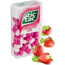 Tic Tac Çilek Aromalı Şeker 18 Gr. (5 Adet)