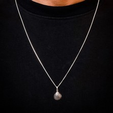 Ebrar Silver Gümüş Deniz Kabuğu Kolye 925 Ayar Gümüş Istiridye Figürlü Unisex Kolye
