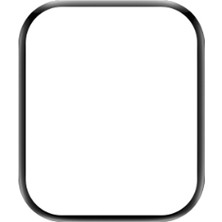 Gpack Apple Watch 10 42MM Uyumlu Ekran Koruyucu Çizilmeyi Önleyici First Class Pmma Pet Siyah