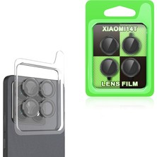 Gpack Xiaomi 14T Kamera Lens Koruyucu Metal Tekli CL07 Siyah