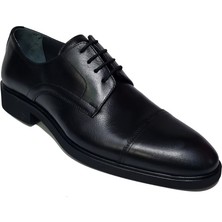 Bayclas Bağlı Orta Kısım Kırışık Deri Model Kauçuk Taban Kundura BC-061-K