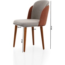 Colormix Safir Çift Papel Sandalye,mutfak,salon ,sandalye,bohem,buklet,mutfak Sandalyesi