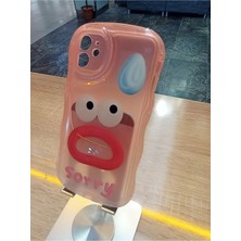 Lucek Cases iPhone 11 Uyumlu Emo Sorry Kamera Çerçevesi Yuvarlak Kapak