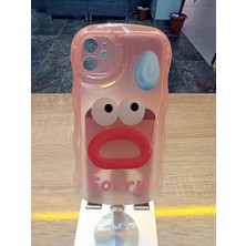 Lucek Cases iPhone 11 Uyumlu Emo Sorry Kamera Çerçevesi Yuvarlak Kapak