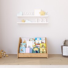 Minera Anka Montessori Ahşap Yer Kitaplığı