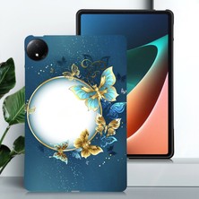 4u Sky Xiaomi Redmi Pad Se 4g Tpu Desen Baskı Ince Koruyucu Çelenk Tablet Kılıfı (Yurt Dışından)