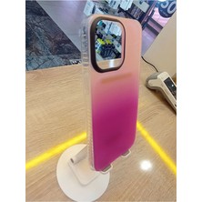 Lucek Cases iPhone 14 Pro Max Uyumlu Hologram Özellikli Işıkta Renk Değiştiren Kapak