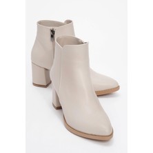 Ccway Kadın Topuklu Bot TEN CİLT