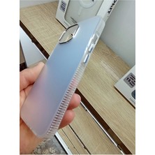 Lucek Cases iPhone 15 Pro Uyumlu Hologramlı Mor Kılıf Tuşları Metal Darbe Korumalı Kapak