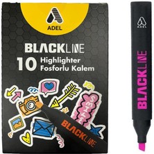 Adel Bl Fosforlu Kalem Pembe  10'lu 2201000131000