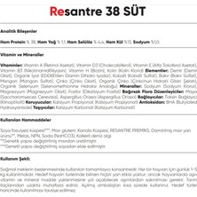 Reva Resantre Süt 38 Tamamlayıcı Konsantre Premiks-Yem 25 kg