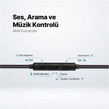 Homelife's Typc-E Girişli Ttec Rio  Usb-C Stereo Mikrofonlu Kulakiçi Kulaklık Siyah Uyumlu