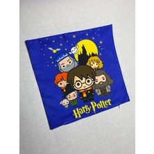 Harry Potter Desenli Dijital Baskılı Dekoratif Kırlent Kılıfı ve Yastık