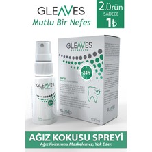 Gleaves Naturals Ağız Kokusu Önleyici Sprey, Alkolsüz Formülasyon 30 ml