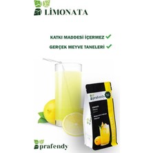 Prafendy Limonata Toz Gerçek Meyve Taneli 250 gr x 24 Adet