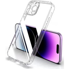 Cleo Cases Tarzını Yansıt Apple iPhon 13/14 Uyumlu Kamera Korumalı Şeffaf Premium Silikon Kılıf