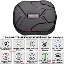 Roadguard 10 Bin Mah Gps Otomobil Motosiklet Araç Takip Cihazı Canlı Izleme