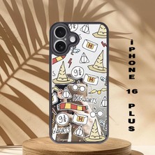 Asya Case Iphone 16 Plus Aynalı Harry Potter Baskılı Telefon Kılıfı